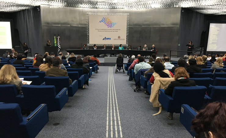 Durante todo o dia 03 de agosto, a Secretaria de Estado dos Direitos da Pessoa com Deficiência de São Paulo recebeu o II Fórum Estadual de Conselhos Municipais da Pessoa com Deficiência de São Paulo